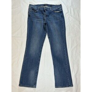 Lucky Brand Sweet Straight Leg Jeans Women's 6/28 Ankle Dark Wash Mid-Rise